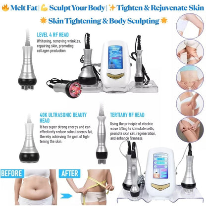 40K Cavitation & RF Fat Reduction Machine