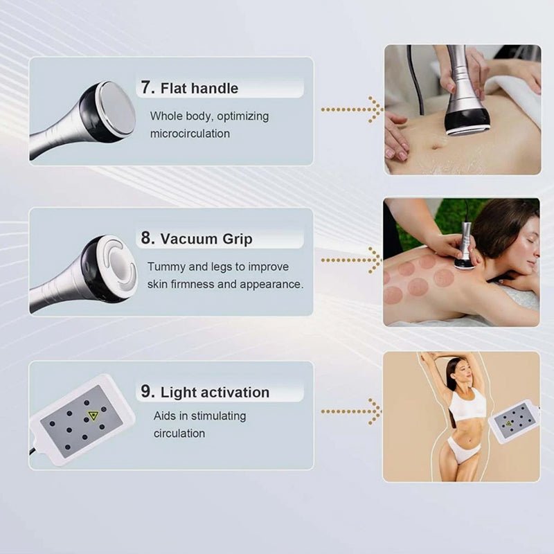 9-in-1 Ultrasonic Cavitation & RF Body Contouring Beauty Machine (80K Technology)