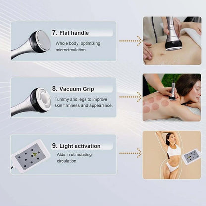 9-in-1 Ultrasonic Cavitation & RF Body Contouring Beauty Machine (80K Technology)