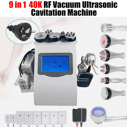 9-in-1 Ultrasonic Cavitation & RF Body Contouring Beauty Machine (80K Technology)