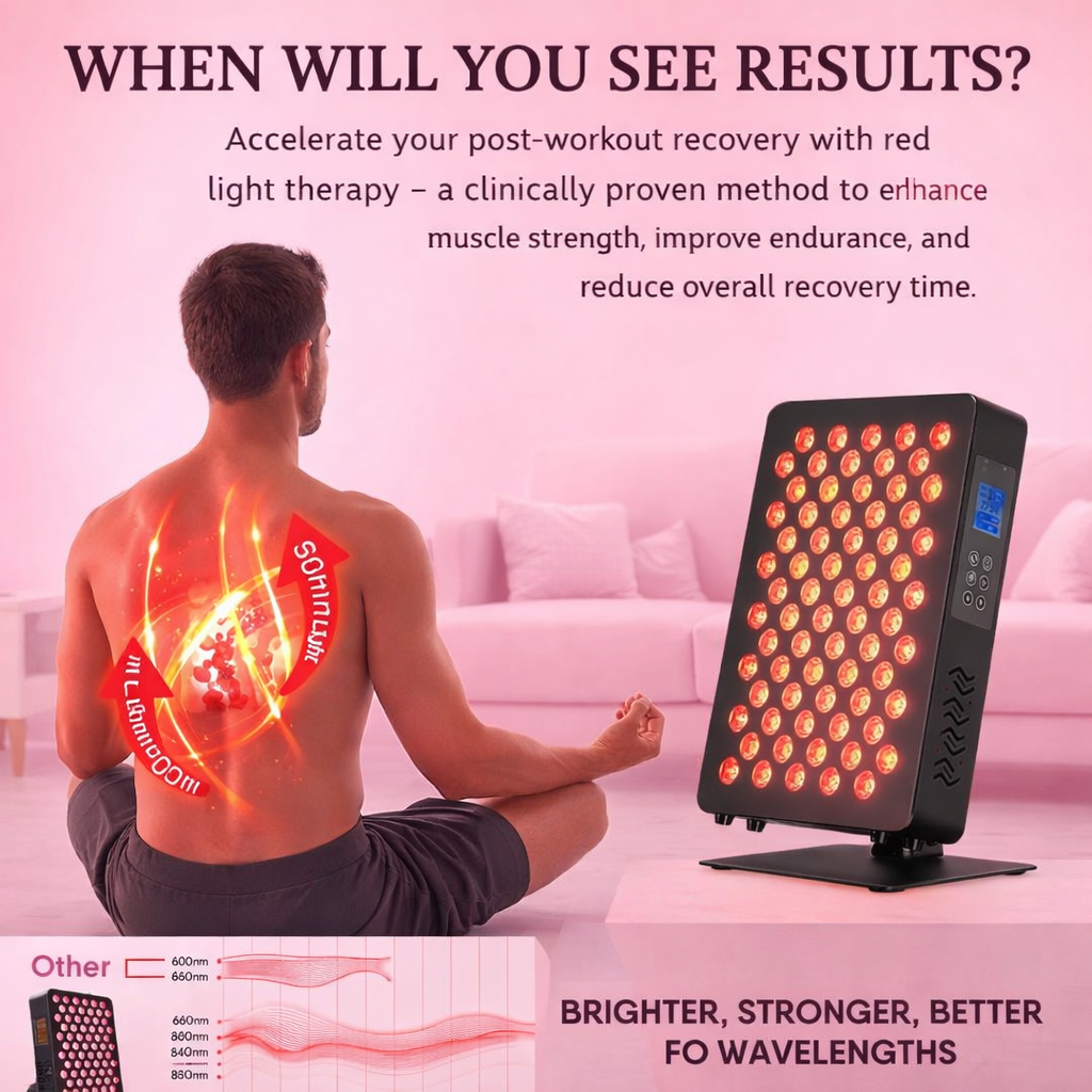 350W 70 High-output 5W LEDs Red & Near-Infrared Light Panel