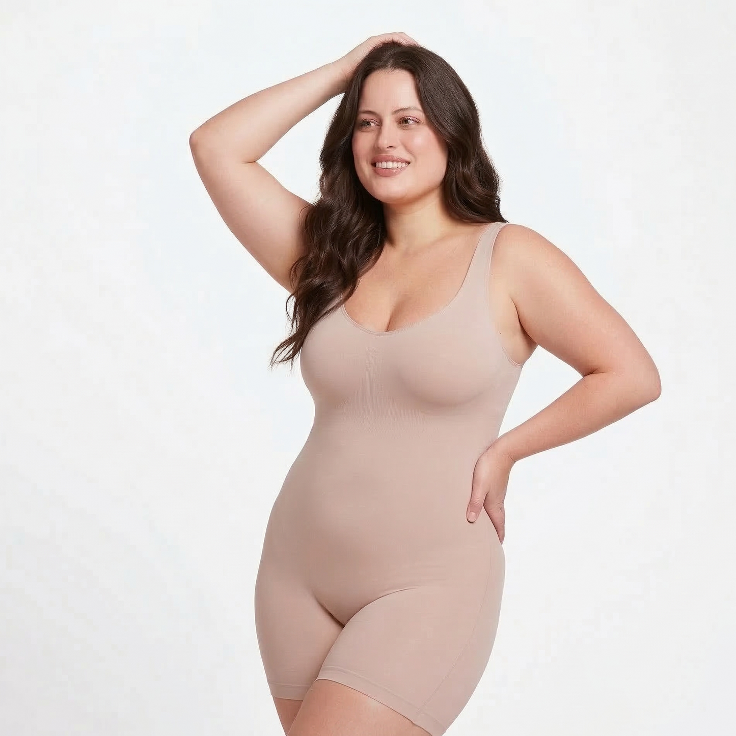 All-Day Confidence Body Shaper – Seamless Anti-Chafe Sculpting Bodysuit
