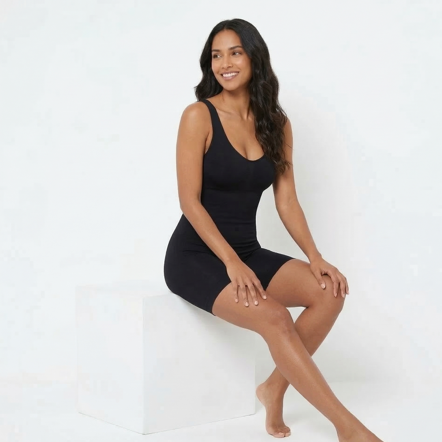 All-Day Confidence Body Shaper – Seamless Anti-Chafe Sculpting Bodysuit