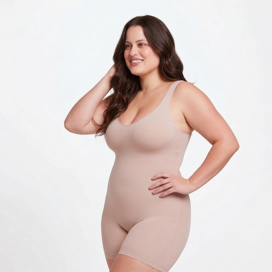 All-Day Confidence Body Shaper – Seamless Anti-Chafe Sculpting Bodysuit