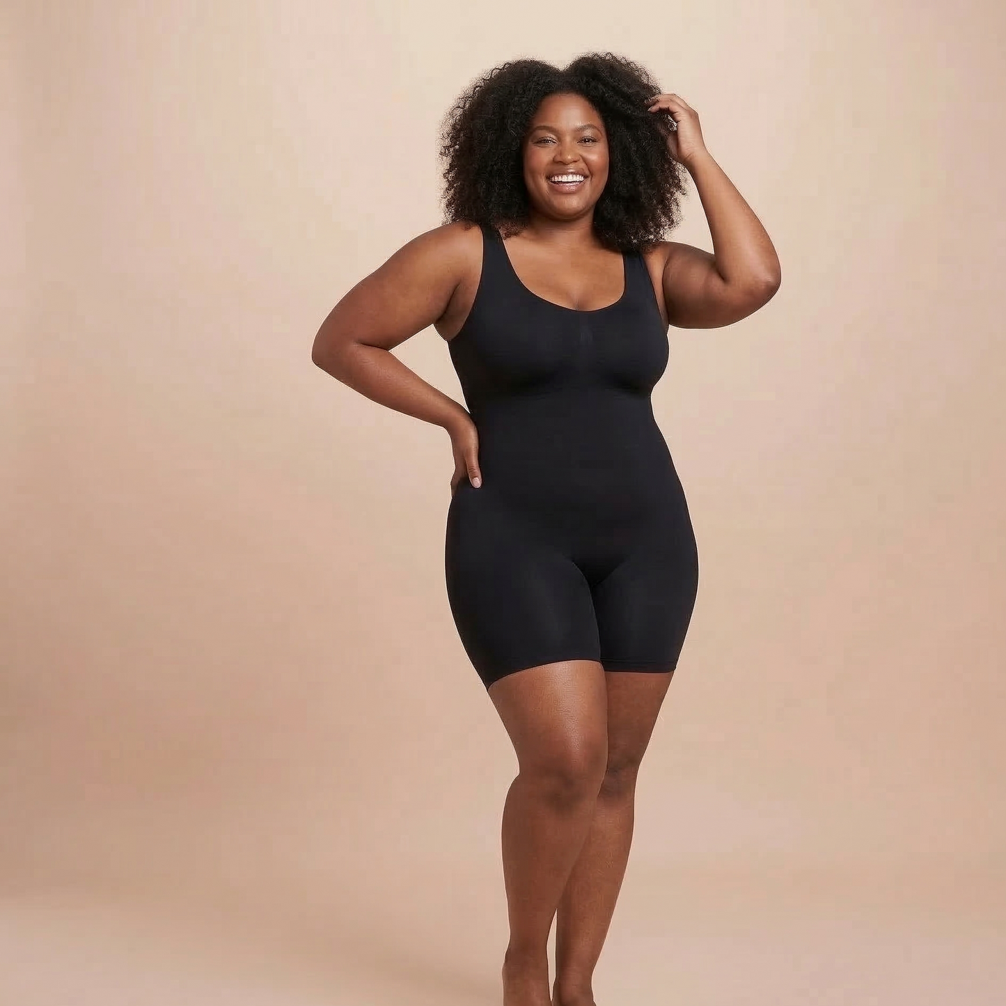 All-Day Confidence Body Shaper – Seamless Anti-Chafe Sculpting Bodysuit