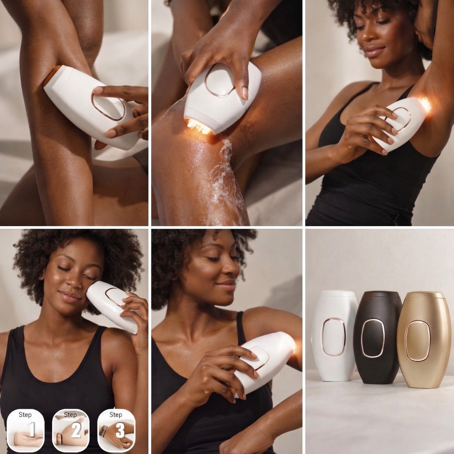 IPL Laser Facial & Whole Body Hair Removal Handset