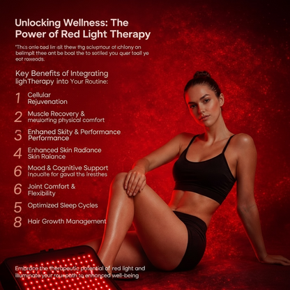 50 × 100 cm Red Light Therapy Mat