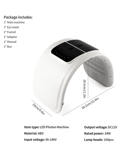 LED Hydrating light therapy mask