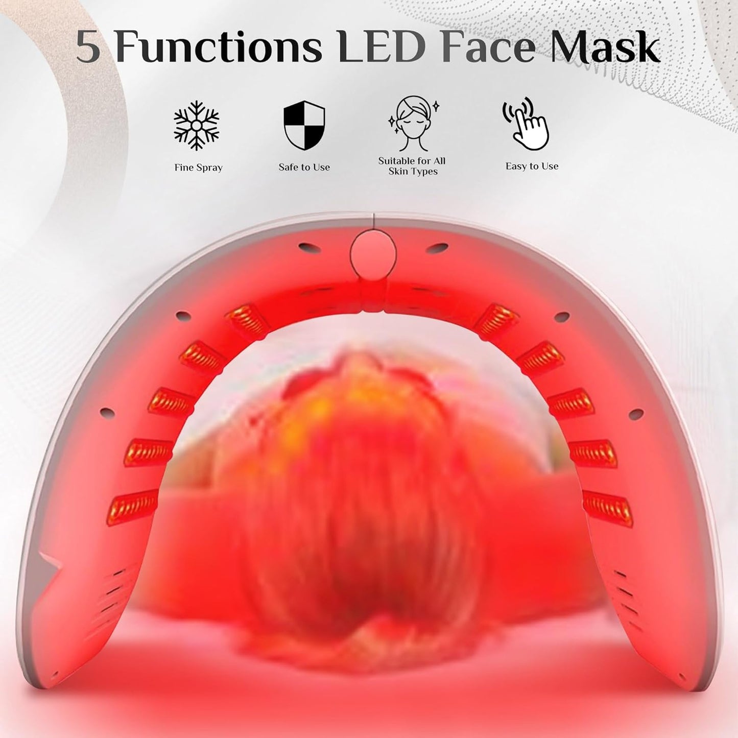 LED Hydrating light therapy mask