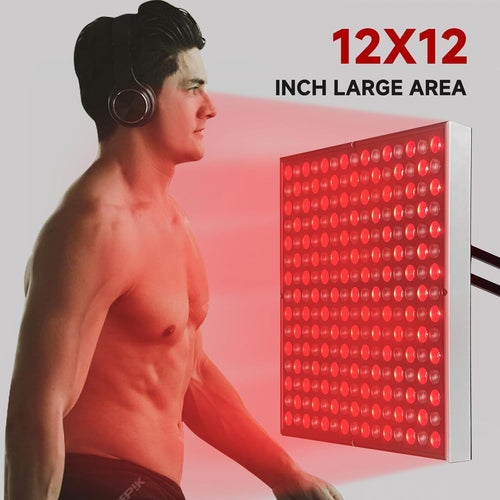 225 LED, 660nm Red + 850nm Infrared Light Therapy Lamp